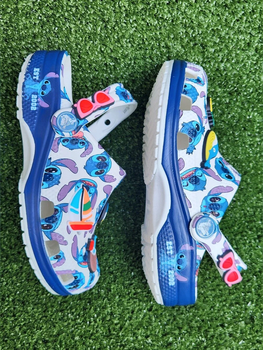 Crocs Little Girls Classic Disney Lilo and Stitch Comfy Clogs Sandals Size 11C